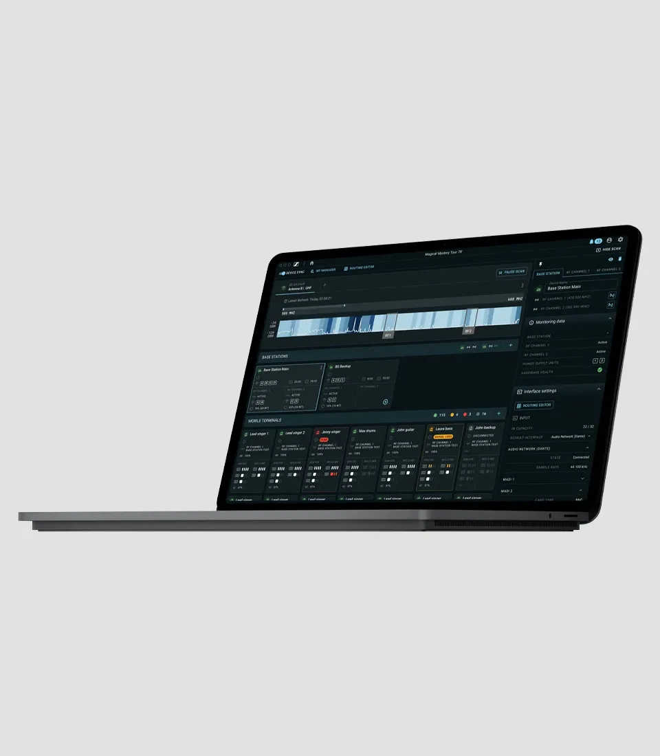 Audio link modes: Control quality and latency